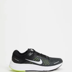 Promo 👏 Nike Air Zoom Structure 23 - Men's Black, Metallic Silver, Volt & Anthracite 🌟