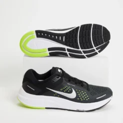 Promo 👏 Nike Air Zoom Structure 23 - Men's Black, Metallic Silver, Volt & Anthracite 🌟 -Mens Shoes Shop http3A2F2Fstatic.theiconic.com .au2Fp2Fnike 1098 7769011 3