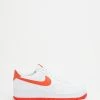 Best Sale 😀 Nike Air Force 1 '07 - Men's White, Team Orange & White 🛒