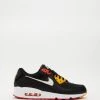 Coupon 😀 Nike Air Max 90 - Men's Black, White, Cosmic Clay, Kumquat, Univ Gold & Mystic Red 😉