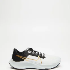 Outlet 😀 Nike Air Zoom Pegasus 38 - Men's Photon Dust, Metallic Gold Coin & Light Smoke Grey 😉