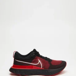 Top 10 😍 Nike React Infinity Run Flyknit 2 - Men's Black, White & Gym Red ⌛