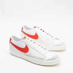 Best deal 😍 Nike Blazer Low '77 Vintage - Men's White, Team Orange, White, Sail, White & Team Orange 🔔 -Mens Shoes Shop http3A2F2Fstatic.theiconic.com .au2Fp2Fnike 4742 2439521 4