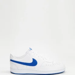 Outlet ✔️ Nike Court Vision Low - Men's White & Game Royal 🎉