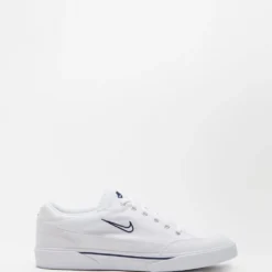 Outlet 👍 Nike Retro GTS - Men's White, Midnight Navy & Matte Aluminum ⌛