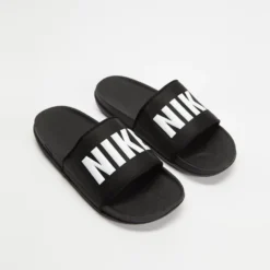 Flash Sale 🛒 Nike Offcourt Slides - Men's Black & White ✔️