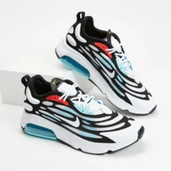 Flash Sale 🌟 Nike Air Max Exosense - Unisex Bleached White, Black, Chile Red & Speed Yellow 🔥 -Mens Shoes Shop http3A2F2Fstatic.theiconic.com .au2Fp2Fnike 8736 5491201 3