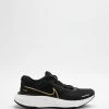 Flash Sale ✔️ Nike Zoomx Invincible Run Flyknit - Men's Black & Metallic Gold Sail ✔️