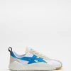 Deals 🧨 Onitsuka Tiger Acromount - Unisex White & Directoire Blue ✔️