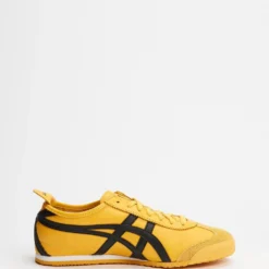 Promo 🥰 Onitsuka Tiger Mexico 66 - Unisex Yellow / Black 🧨