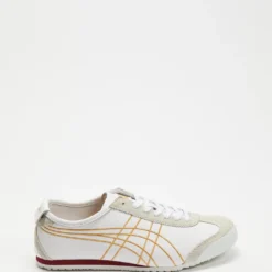 Outlet ⭐ Onitsuka Tiger Mexico 66 - Unisex White / Pure Gold ⌛
