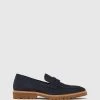 Promo ❤️ Oxford Magnus Suede Loafer Shoes Navy ❤️