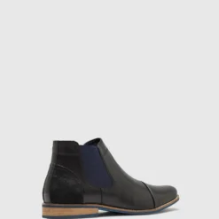 Budget ⭐ Oxford Jace Leather Short Chelsea Boots Black 🧨 -Mens Shoes Shop http3A2F2Fstatic.theiconic.com .au2Fp2Foxford 1198 6249631 3