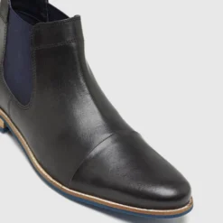 Budget ⭐ Oxford Jace Leather Short Chelsea Boots Black 🧨 -Mens Shoes Shop http3A2F2Fstatic.theiconic.com .au2Fp2Foxford 1200 6249631 4