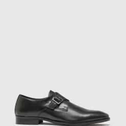 Cheap 🧨 Oxford Roderick Single Strap Monk Shoes Black 😍