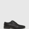 Cheapest ⌛ Huxley Leather Oxford 🎉 Shoes Black 🌟