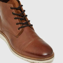Flash Sale 🎁 Oxford Weston Leather Lace Up Boots Tan 🌟 -Mens Shoes Shop http3A2F2Fstatic.theiconic.com .au2Fp2Foxford 3118 4952521 4