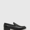 Buy 🌟 Oxford Perry Leather Loafer Black 👍
