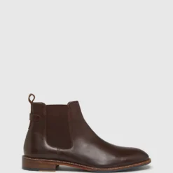 Brand new ✔️ Oxford Silas Leather Chelsea Boots X Dark Chocolate ✨