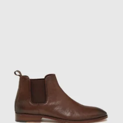 Flash Sale 💯 Oxford Oslo Leather Chelsea Boots Brown ✔️