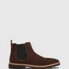Brand new 🌟 Oxford Atlas Suede Chelsea Boots Chocolate ✔️