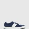 Discount 🔔 Oxford Harvey Suede Trainers Navy 🔥