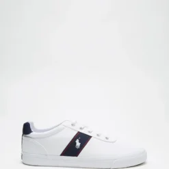 Outlet 💯 Polo Ralph Lauren Hanford Canvas Sneakers White & Navy ⭐