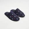 Best reviews of 🛒 Polo Ralph Lauren Kollin Slippers Navy Jersey with White & Red Repeat Pony Player ⌛