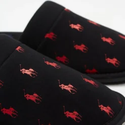 Discount ⭐ Polo Ralph Lauren Kollin Slippers Black Jersey with Red Repeat Pony Player 🔔 -Mens Shoes Shop http3A2F2Fstatic.theiconic.com .au2Fp2Fpolo ralph lauren 6389 6428131 3