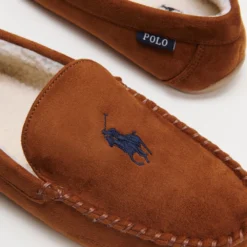 Coupon 😉 Polo Ralph Lauren Declan Slippers Snuff Microsuede, Faux Shearling & Navy 🥰 -Mens Shoes Shop http3A2F2Fstatic.theiconic.com .au2Fp2Fpolo ralph lauren 7633 7328131 4