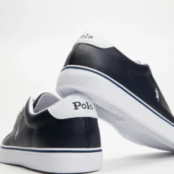 Flash Sale 🤩 Polo Ralph Lauren Longwood Sneakers - Unisex Hunter Navy & White 🔥 -Mens Shoes Shop http3A2F2Fstatic.theiconic.com .au2Fp2Fpolo ralph lauren 8238 0138131 4