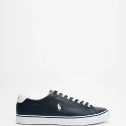Flash Sale 🤩 Polo Ralph Lauren Longwood Sneakers - Unisex Hunter Navy & White 🔥