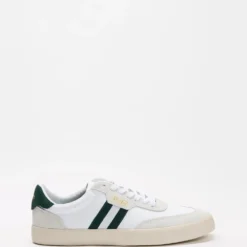 New 😍 Polo Ralph Lauren Court VLC Low-Top Sneakers - Men's White & College Green ❤️