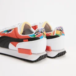 Flash Sale ✨ Puma Future Rider INTL Game Sneakers - Unisex White & Tigerlily 👍 -Mens Shoes Shop http3A2F2Fstatic.theiconic.com .au2Fp2Fpuma 1171 2905121 3