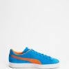 Cheap 🔥 Puma Suede Classic Teams - Unisex Royal Blue & Orange ✔️