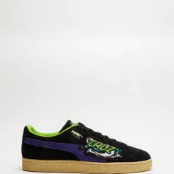 Buy 🎁 Puma Suede Santa Cruz Shark Sneakers Black, Green Flash & Deep Wisteria ⭐