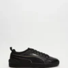 Outlet 👏 Puma Suede Bloc Liquid Metal Sneakers - Men's Puma Black & Puma Team Gold ⌛