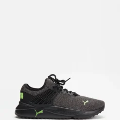 Best Pirce 🛒 Puma Pacer Future Knit - Men's Puma Black, Steel Grey & Green Glare ⭐