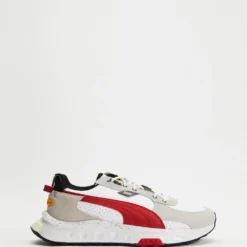 Best deal ✔️ Puma Scuderia Ferrari Wild Rider - Men's Puma White, Rosso Corsa & Grey Violet ⭐