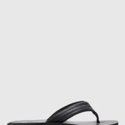 Top 10 ⭐ Quiksilver Mens Carver Nubuck 🔥 Thongs SOLID BLACK ⌛