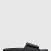 Brand new ✨ Quiksilver Mens Rivi Slider Adjust Slides BLACK/GREY/BLACK ⌛