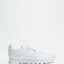 Coupon 😍 Reebok Classic Leather - Unisex White & Light Grey ✔️