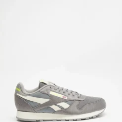 Brand new 🤩 Reebok Classic Leather - Men's Spacer Grey, Classic White & Yellow Flare 🛒