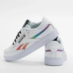 New ❤️ Reebok Club C Revenge Pride - Unisex White, White & Core Black 🎁 -Mens Shoes Shop http3A2F2Fstatic.theiconic.com .au2Fp2Freebok 9204 0930911 3