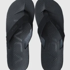 Best Pirce 🔔 RVCA Subtropic Sandals BLACK ❤️