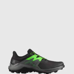 New 🥰 Salomon Wildcross 2 - Men's Black, Quiet Shade & Green Gecko 😀