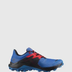 Hot Sale ⌛ Salomon Wildcross 2 - Men's Palace Blue, Black & Goji Berry 💯
