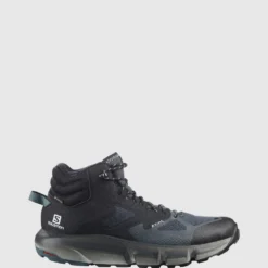 Deals 😀 Salomon Predict Hike Mid GTX - Men's Ebony, Black & Stormy Weather 🎉