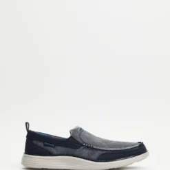 Outlet ✨ Skechers Status 2.0 Lenton - Men's Navy ❤️