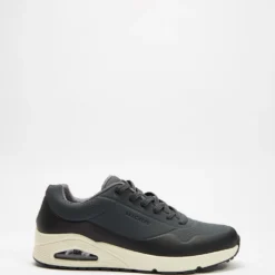 Best Pirce 😀 Skechers Uno - Timeline - Men's Grey & Black 🥰